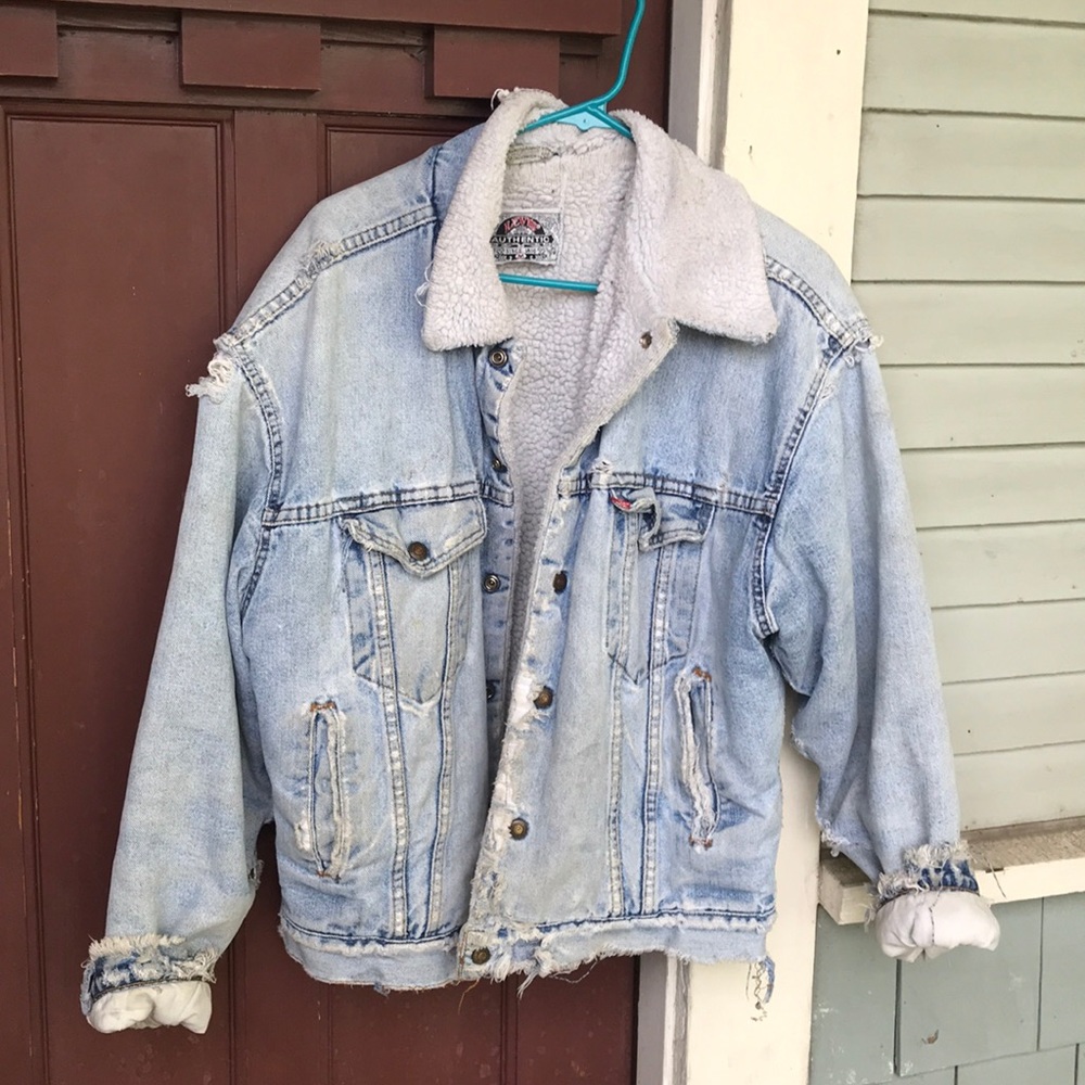 Cozy lined Levi’s Jean Jacket